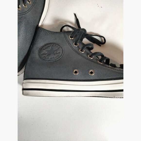 Converse Chuck Taylor All Star Dark Wash High-Top Sneakers M6.5W8.5 Adult - Picture 5 of 10